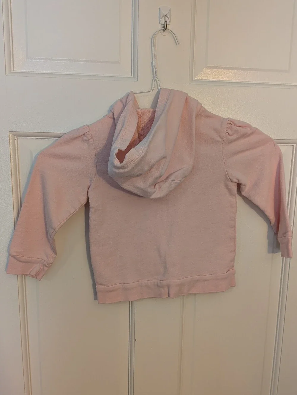 Girls Pink Zip-Up Hoodie Jacket, 4T